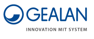 Logotipo oficial de Gealan, sistemas de perfiles de PVC alemanes de alta tecnología utilizados en ventanas TermProtect