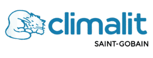 Logotipo oficial de Climalit Saint-Gobain, vidrio de alta eficiencia utilizado en ventanas TermProtect