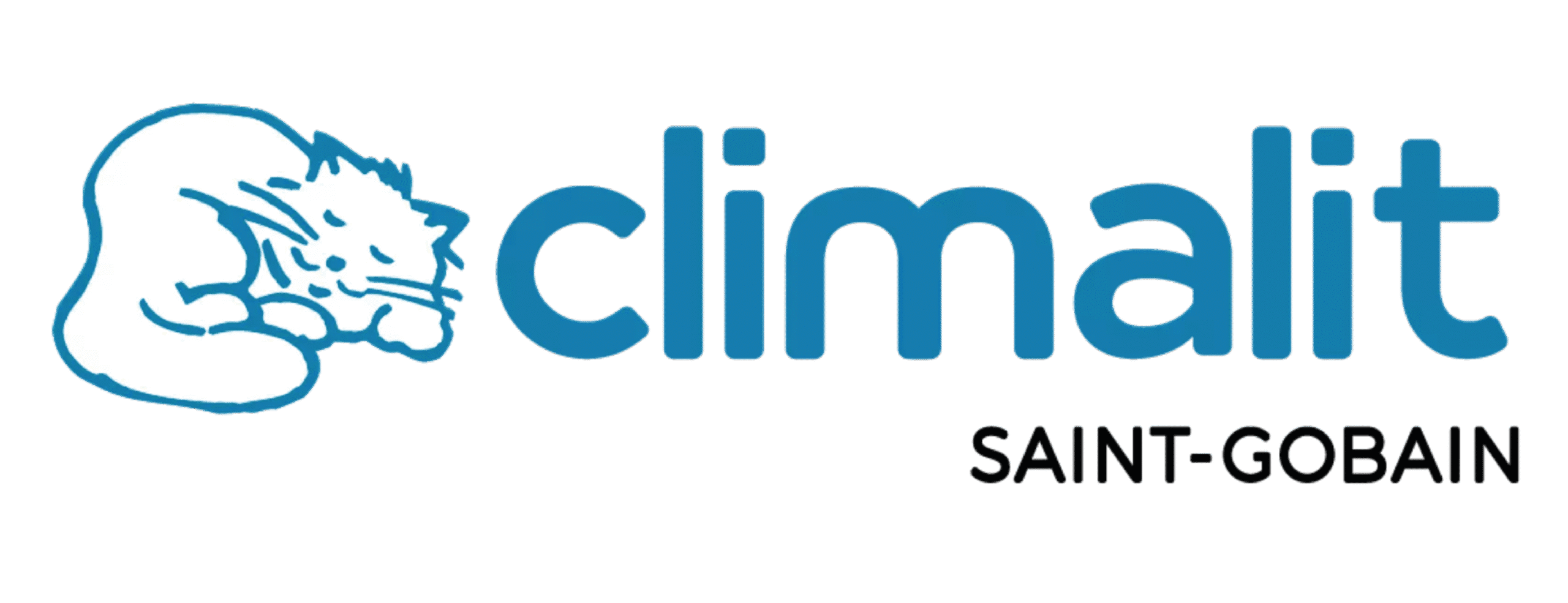 Logotipo oficial de Climalit Saint-Gobain, vidrio de alta eficiencia utilizado en ventanas TermProtect